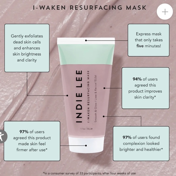 Indie Lee I- waken resurfacing mask NIB - Picture 2 of 2